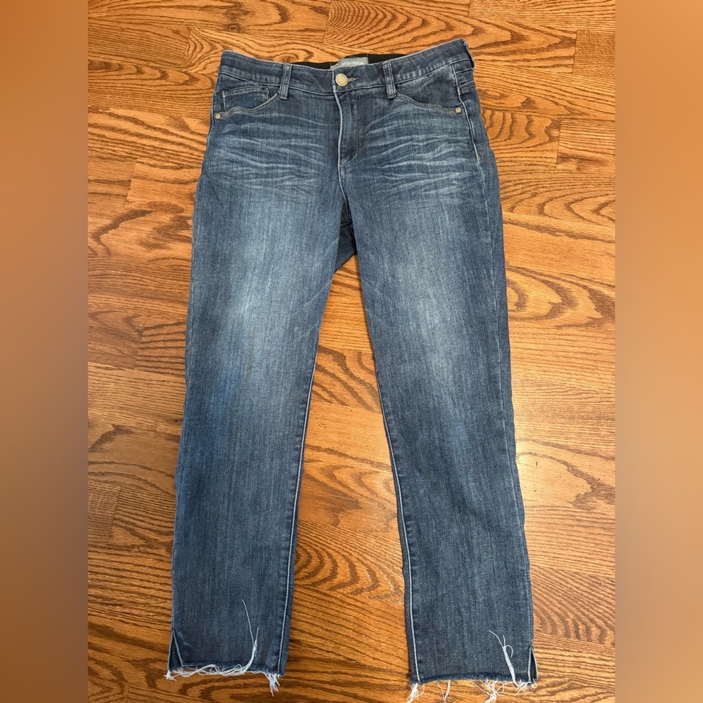 Women’s Wit & Wisdom Ab Solution Raw Hem Jeans - Sz 8